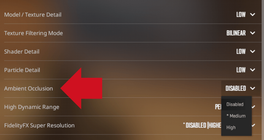 Setting 4. Multisampling Anti-Aliasing Mode and Vertical Sync