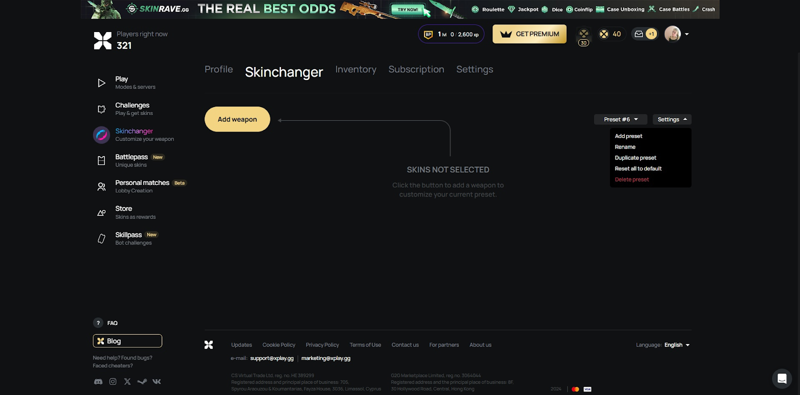 Skinchanger