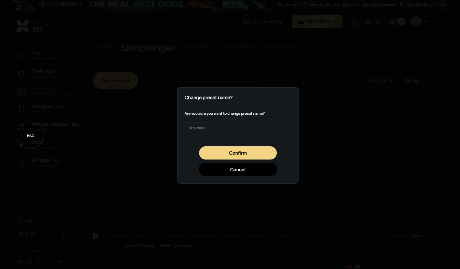 Skinchanger