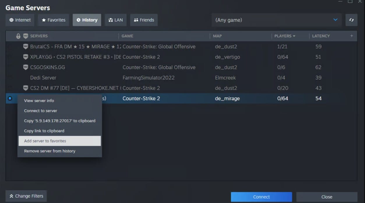 How to Connect to CS2 Community Servers