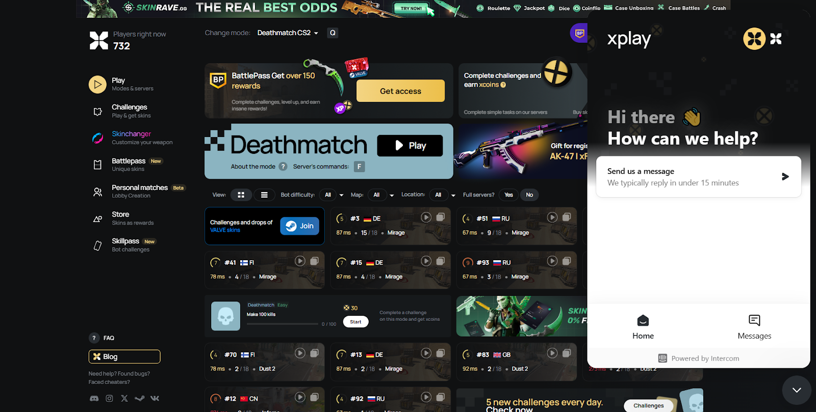 User interface and community support