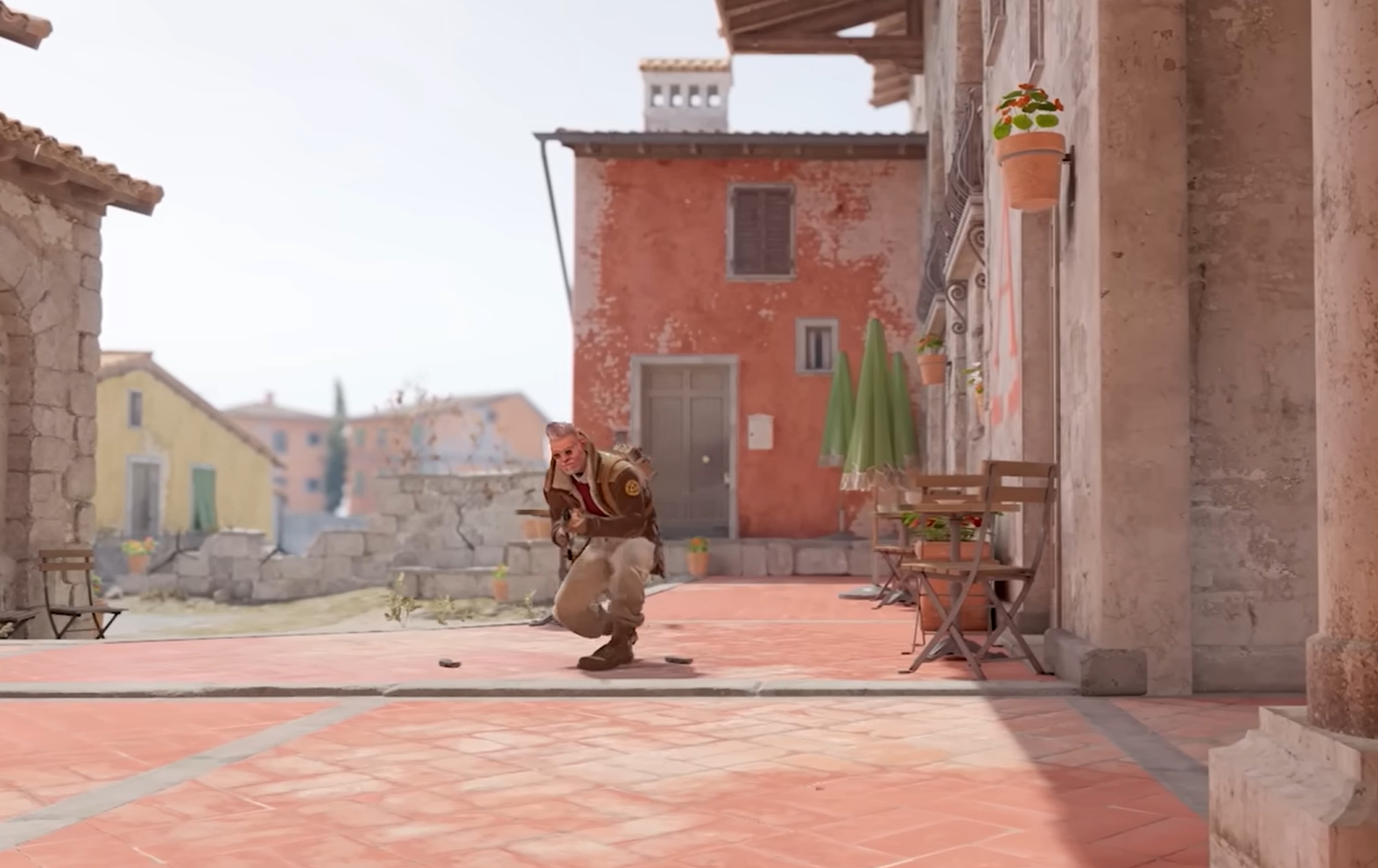 Crouch Spraying