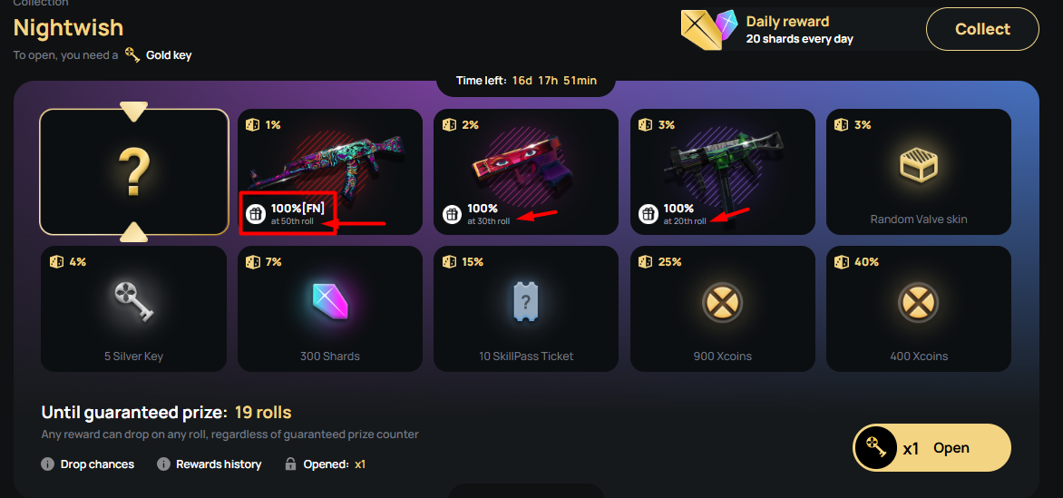 Benefits of Lucky Vault at xplay.gg