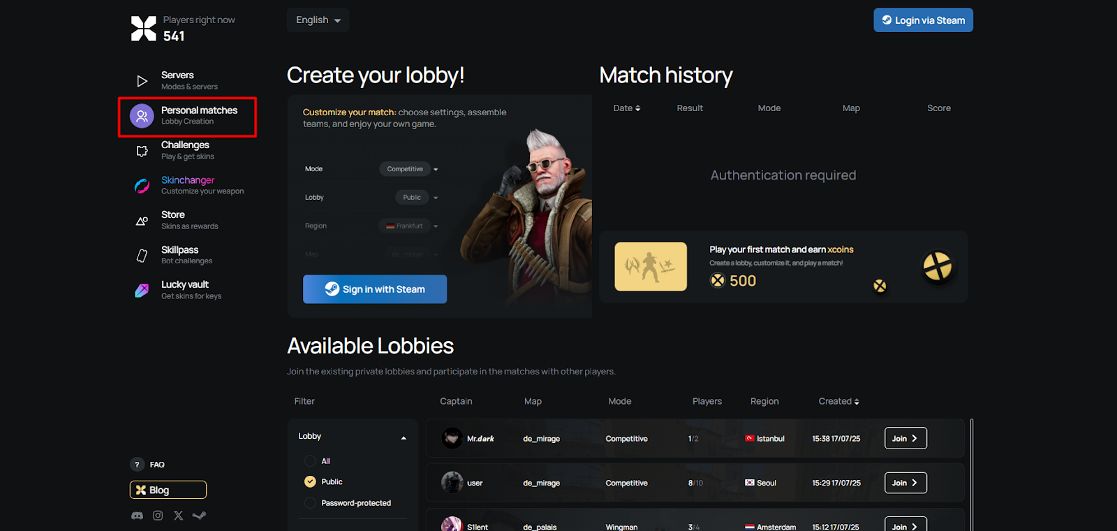 What are Personal Matches
