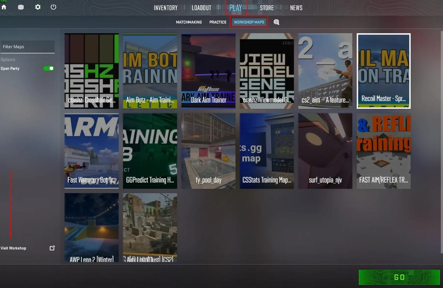 How to Join a Surf Server in CS2