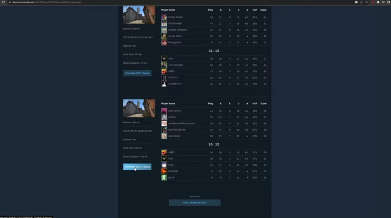 Types of Demos and Replays in CS2