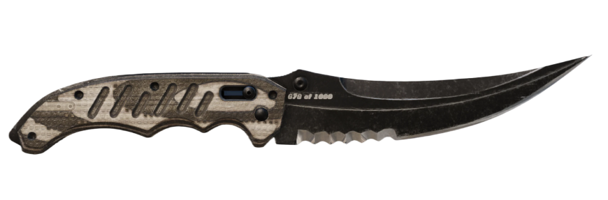 Flip Knife | Black Laminate