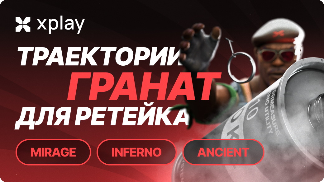 Траектории гранат для ретейка: Mirage, Inferno, Ancient